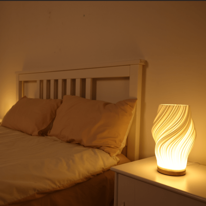 WaveGlow™ - LED Tischlampe - Modernes Design - Dimmbares Stimmungslicht