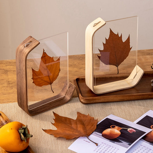Natura Bilderrahmen - Handgefertigt aus Walnuss oder Buche, Modernes Design 1