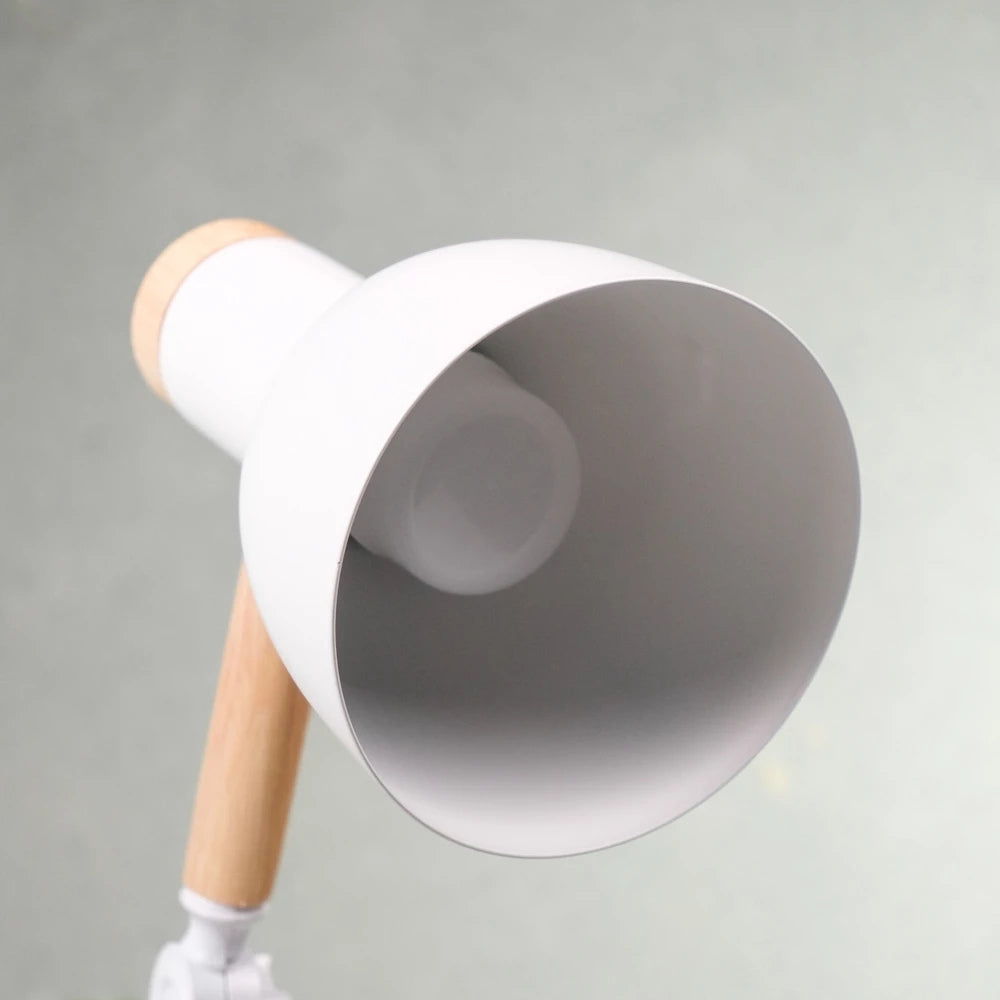 Natura LED Tischlampe - Eisenholz, Modernes Design, Verstellbarer Kopf 5