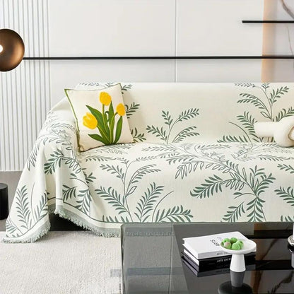 Natura Sofabezug - Baumwolle und Mikrofaser, Modern mit Quasten 5