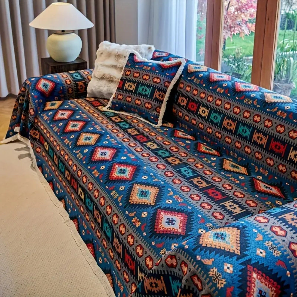 Natura Sofaüberwurf - Geometrisches Design, Haustierfreundlich 2