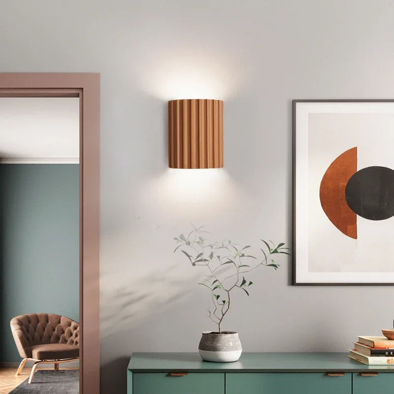 Natura Wandleuchte Schwarz - Kunstharz, Minimalistisches Design 2