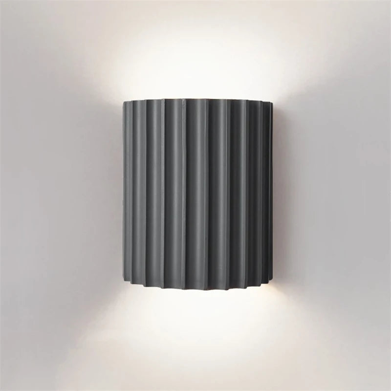Natura Wandleuchte Schwarz - Kunstharz, Minimalistisches Design 9