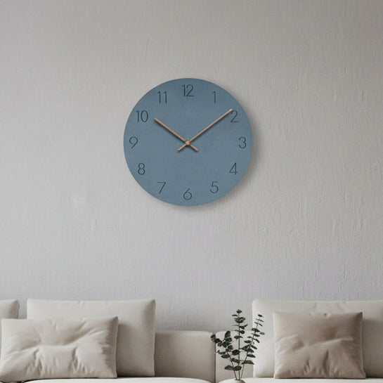 Natura Wanduhr Modern - Naturholz, Skandinavisches Design 0