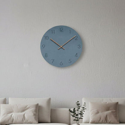 Natura Wanduhr Modern - Naturholz, Skandinavisches Design 0