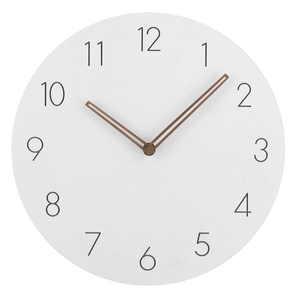 Natura Wanduhr Modern - Naturholz, Skandinavisches Design 11