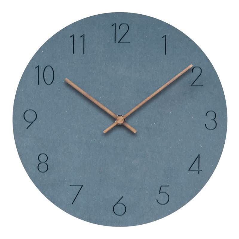 Natura Wanduhr Modern - Naturholz, Skandinavisches Design 4