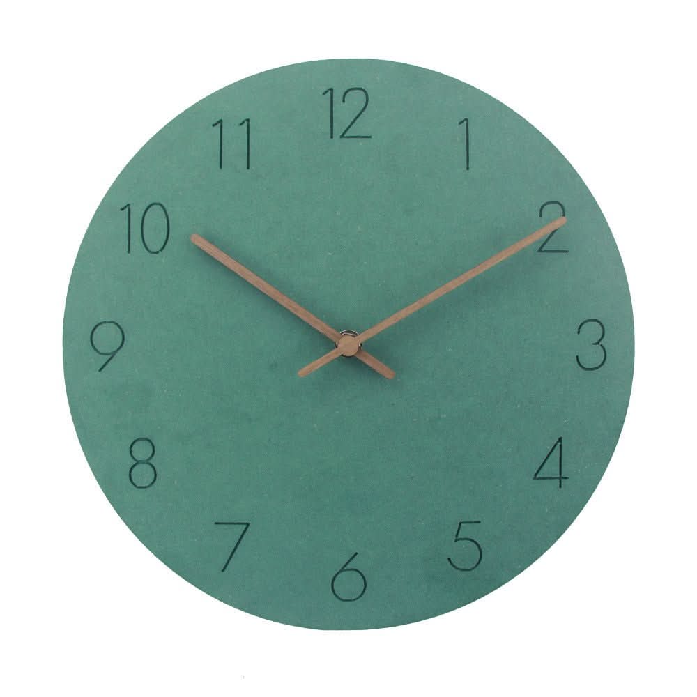 Natura Wanduhr Modern - Naturholz, Skandinavisches Design 7