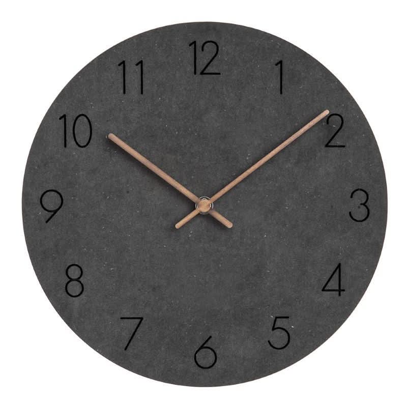 Natura Wanduhr Modern - Naturholz, Skandinavisches Design 8