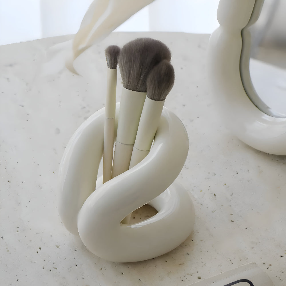 Nora Keramikhalter - Nordischer Stil mit Seilknotendesign 5