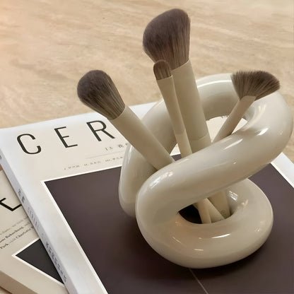 Nora Keramikhalter - Nordischer Stil mit Seilknotendesign 6