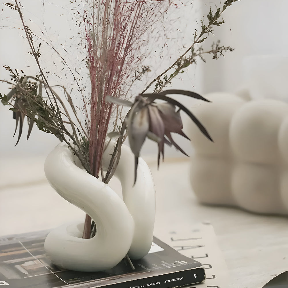 Nora Keramikhalter - Nordischer Stil mit Seilknotendesign 7
