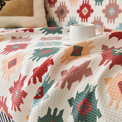 Norell Sofaüberwurf - Geometrisches Muster, Mikrofaser, Pflegeleicht 5