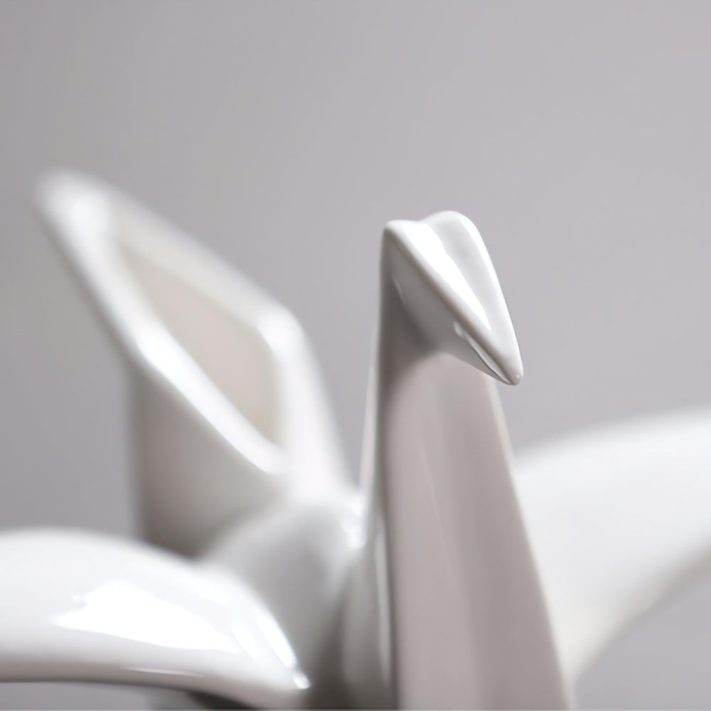 Orento Vogelstatue - Keramik, Origami-Design 5