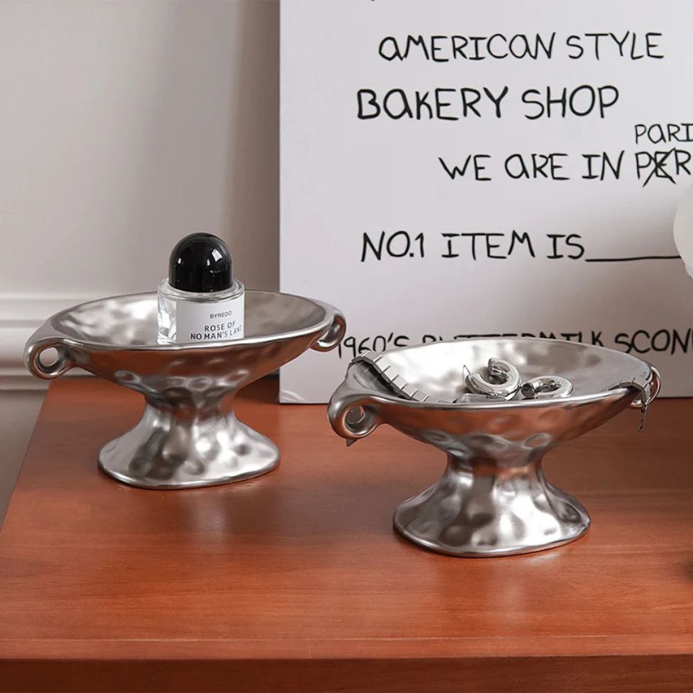 Ovela Organizer - Keramik, Oval mit Doppelgriffen 0