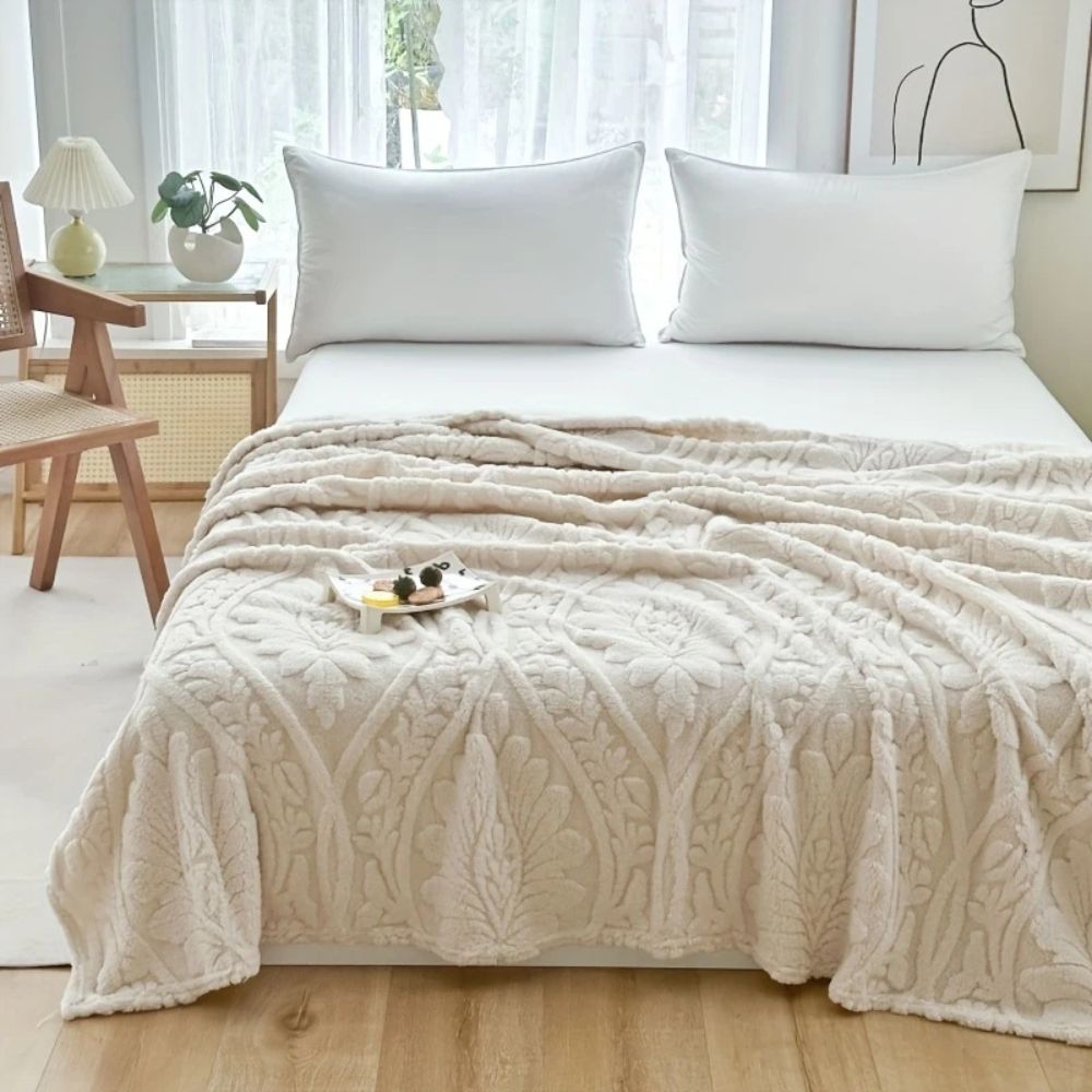 Paris Fleece Blanket - Weiche Mikrofasermischung, Klassisch Elegant 1