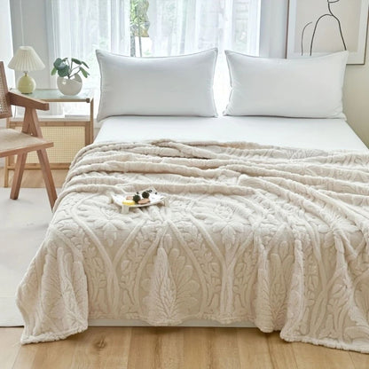 Paris Fleece Blanket - Weiche Mikrofasermischung, Klassisch Elegant 1