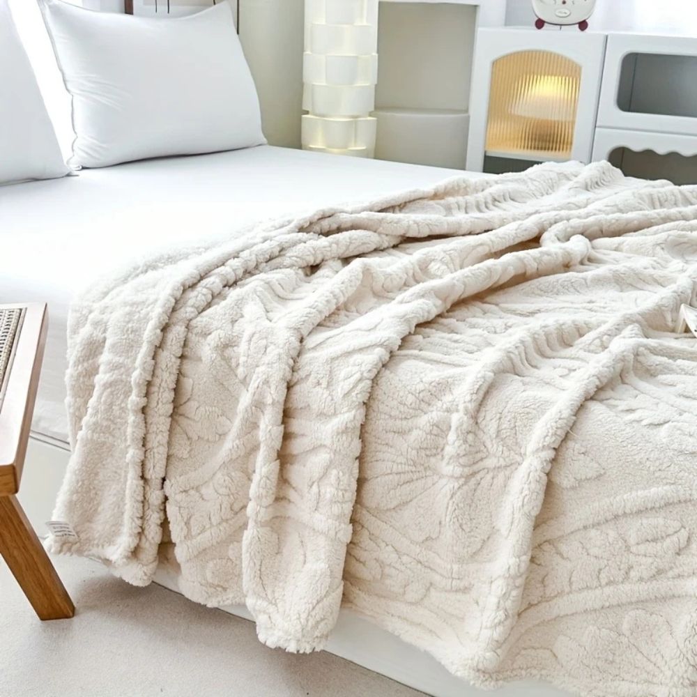 Paris Fleece Blanket - Weiche Mikrofasermischung, Klassisch Elegant 3