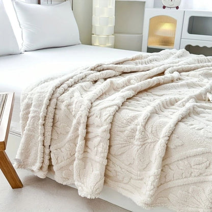 Paris Fleece Blanket - Weiche Mikrofasermischung, Klassisch Elegant 3