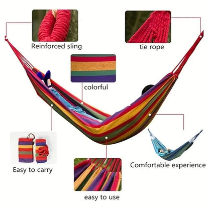 Pendo Hängesessel Outdoor - Tragbar, Weiches Canvas für Garten und Balkon 3