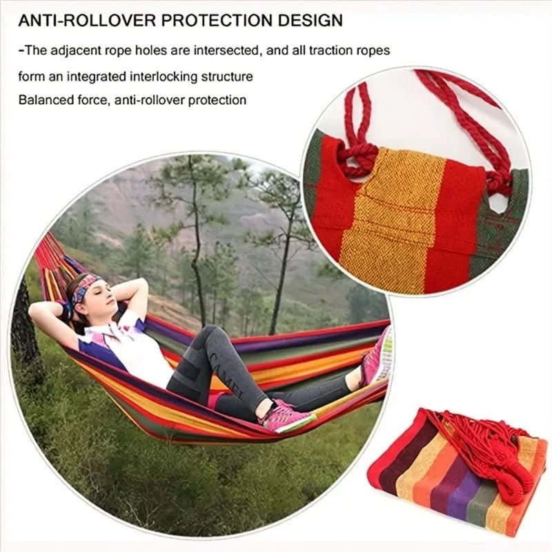 Pendo Hängesessel Outdoor - Tragbar, Weiches Canvas für Garten und Balkon 4