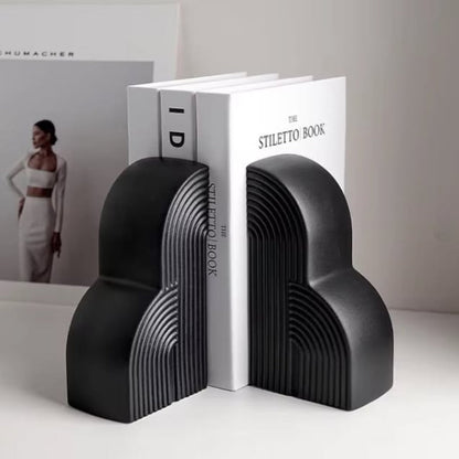 Persephone Buchstützen - Wolkenförmige Keramik, Minimalistisch Elegant 1