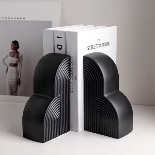 Persephone Buchstützen - Wolkenförmige Keramik, Minimalistisch Elegant 1