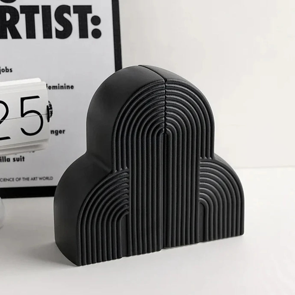 Persephone Buchstützen - Wolkenförmige Keramik, Minimalistisch Elegant 4