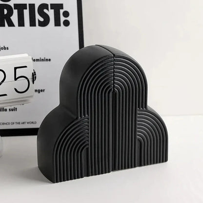 Persephone Buchstützen - Wolkenförmige Keramik, Minimalistisch Elegant 4