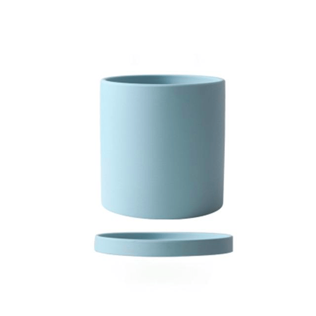 Pflaniva Blumentopf - Keramik, Elegantes Design mit Wasserablaufloch und Untersetzer 10