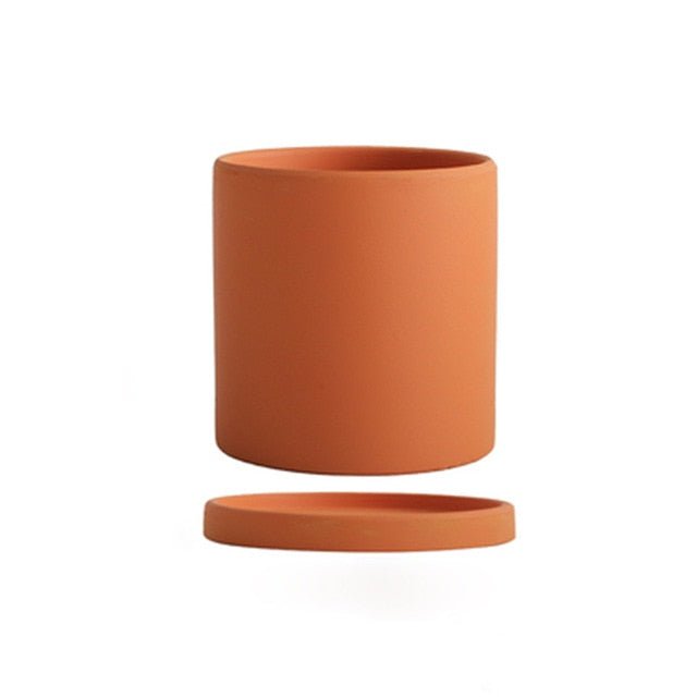 Pflaniva Blumentopf - Keramik, Elegantes Design mit Wasserablaufloch und Untersetzer 16