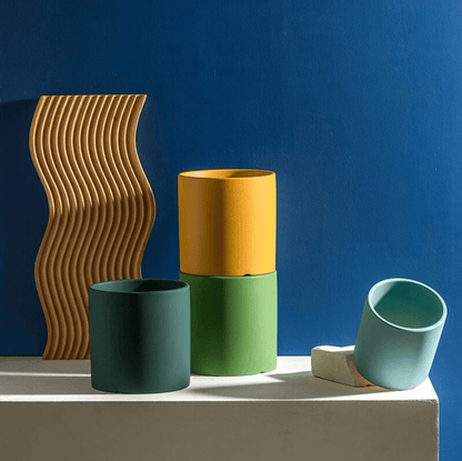 Pflaniva Blumentopf - Keramik, Elegantes Design mit Wasserablaufloch und Untersetzer 2