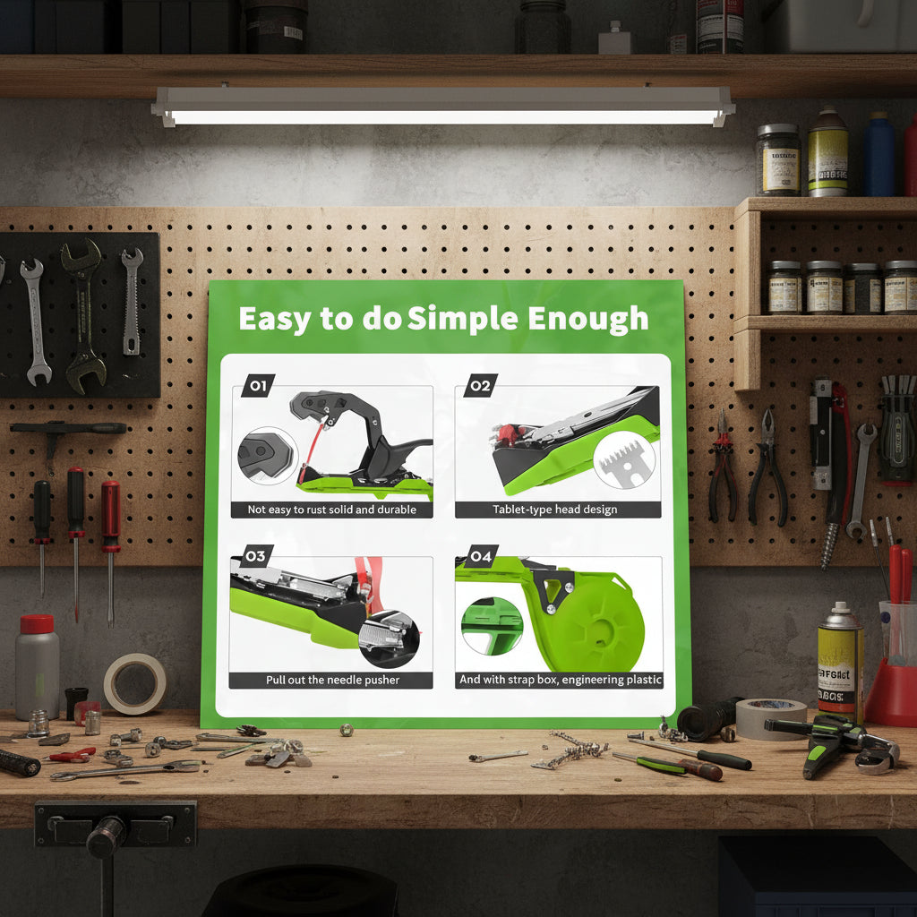 PflanzFix Tapener - Ergonomisches Design, Komplettes Zubehörset 3