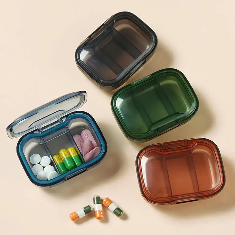 Pillaro Tablettenbox - Kompakt, Mehrfachfächer, Robust 3