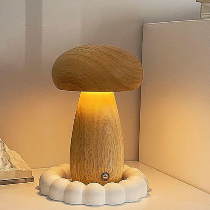 Pino Tischlampe - Holz, Wiederaufladbar, Kabellos 0