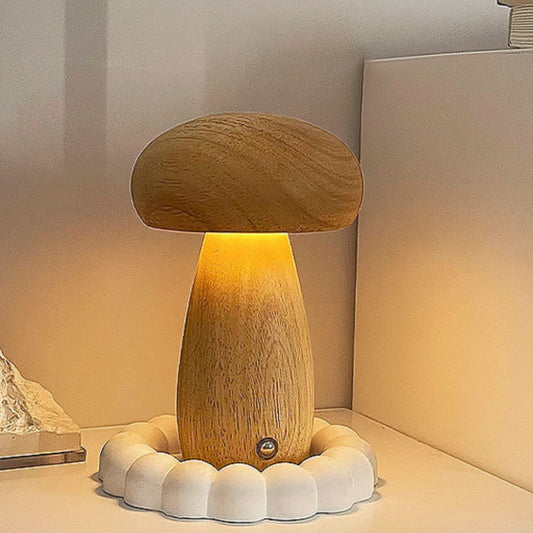 Pino Tischlampe - Holz, Wiederaufladbar, Kabellos 0