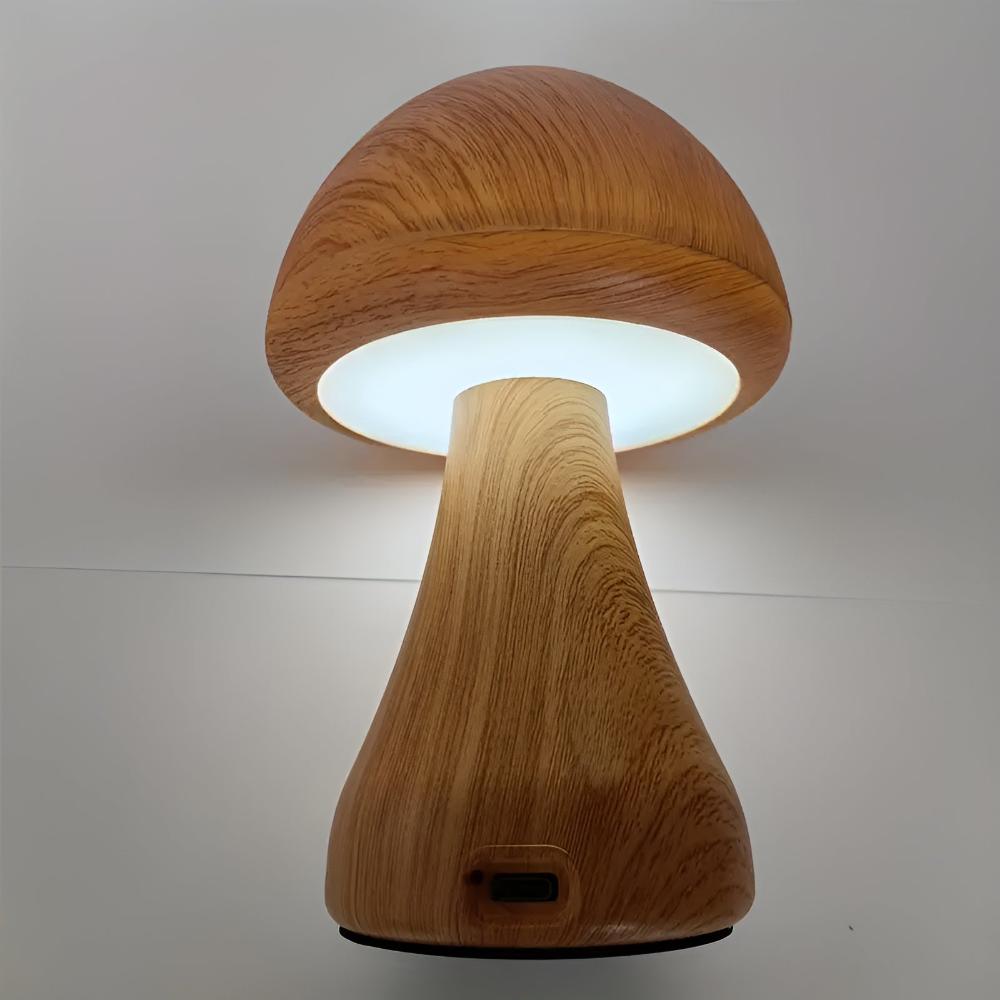 Pino Tischlampe - Holz, Wiederaufladbar, Kabellos 6