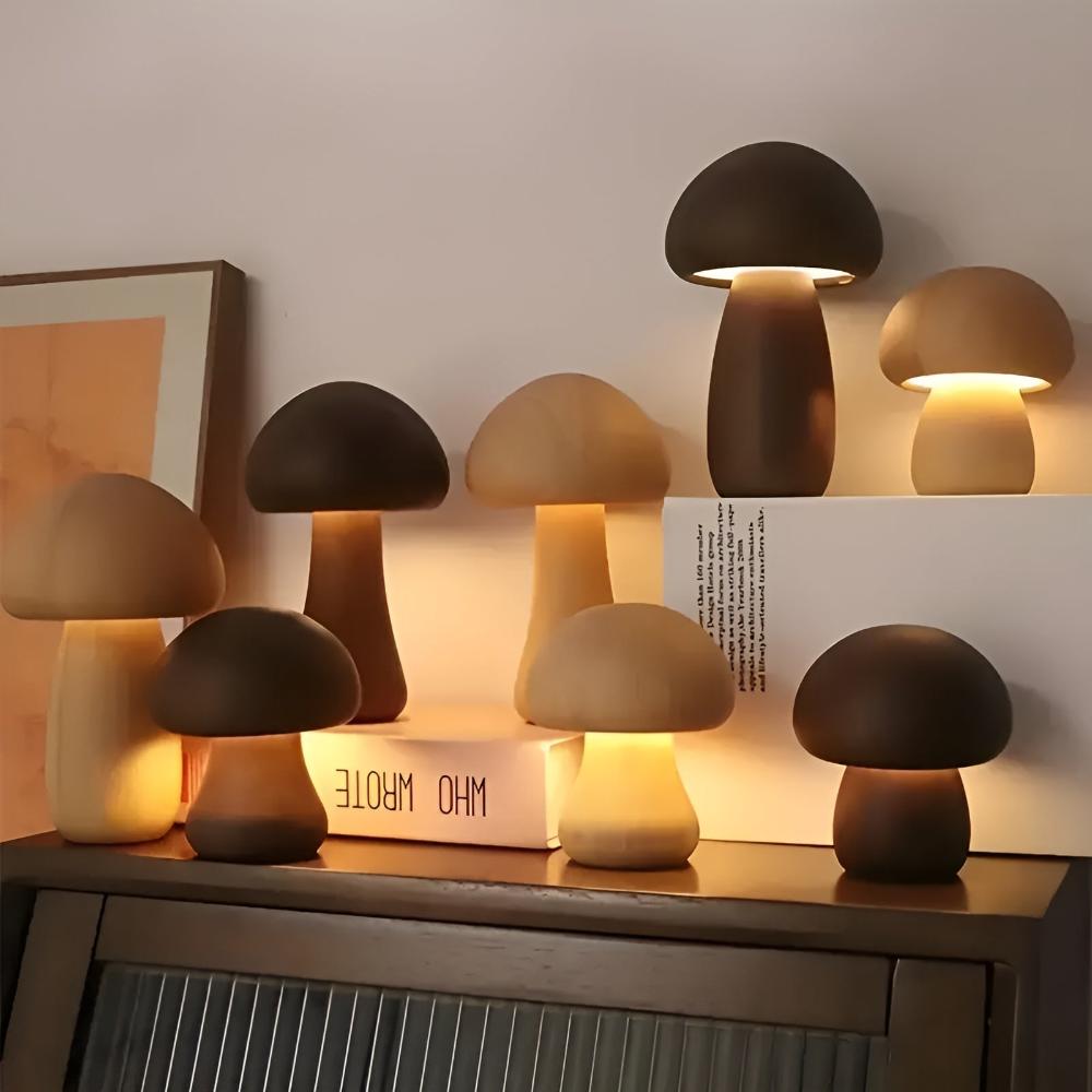 Pino Tischlampe - Holz, Wiederaufladbar, Kabellos 7