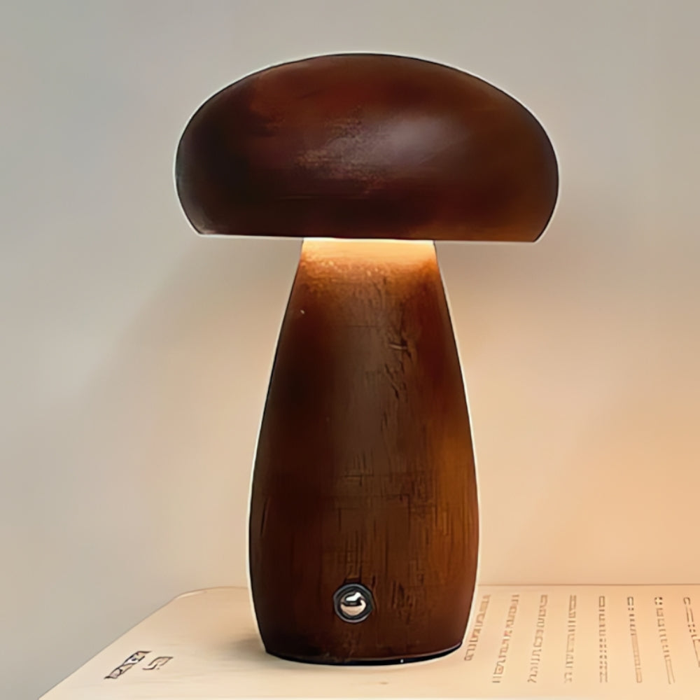 Pino Tischlampe - Holz, Wiederaufladbar, Kabellos 9