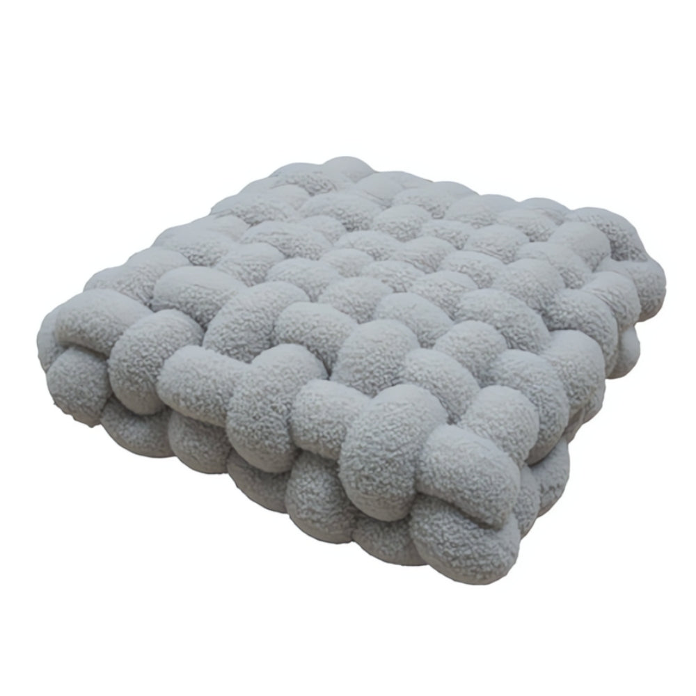 Plüsch Bouclé Kissen - Weicher Lammsamt, Kreatives Design für Sofa und Bett 4