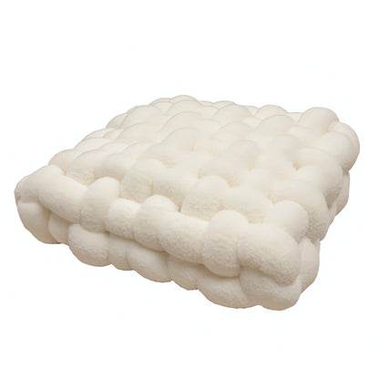 Plüsch Bouclé Kissen - Weicher Lammsamt, Kreatives Design für Sofa und Bett 6