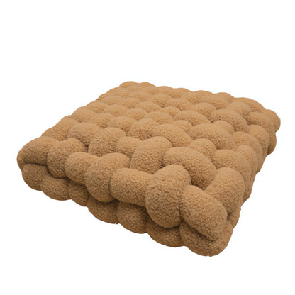 Plüsch Bouclé Kissen - Weicher Lammsamt, Kreatives Design für Sofa und Bett 7
