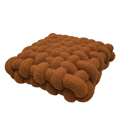 Plüsch Bouclé Kissen - Weicher Lammsamt, Kreatives Design für Sofa und Bett 8