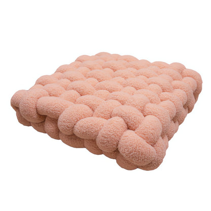 Plüsch Bouclé Kissen - Weicher Lammsamt, Kreatives Design für Sofa und Bett 9