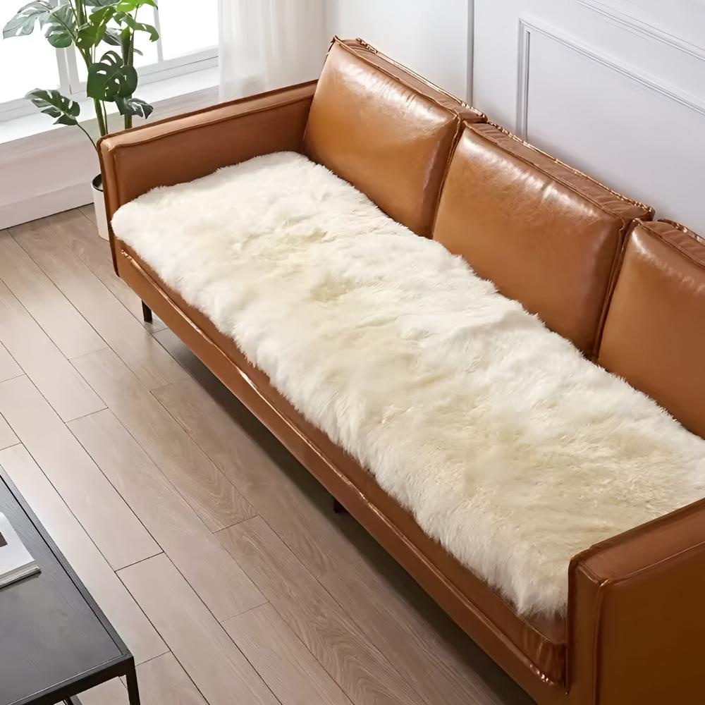 Plushy Sofa Bezug - Kunstfell, Weich und Strapazierfähig 2
