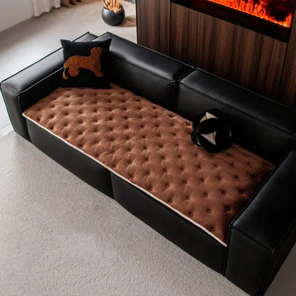 Plushy Sofa Cover - Mikrofasermischung, Luxuriös Getuftet Sofabezug 2