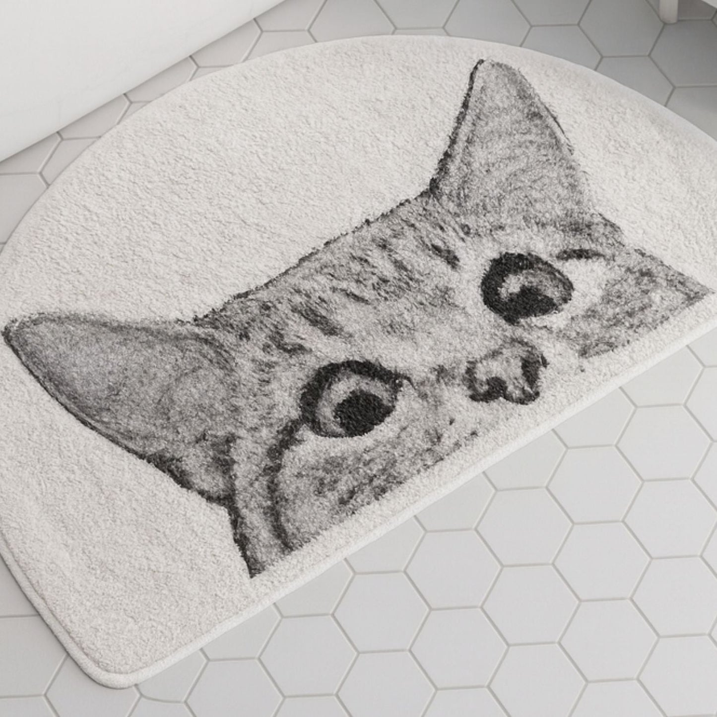 Purrfect Kitty Badematte - Weiches Polyester, Rutschfestes Design 2