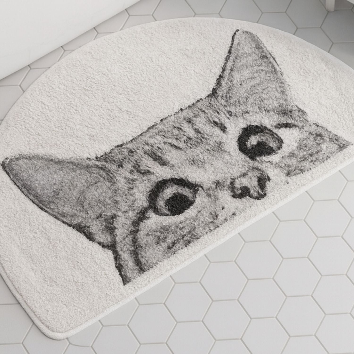 Purrfect Kitty Badematte - Weiches Polyester, Rutschfestes Design 2