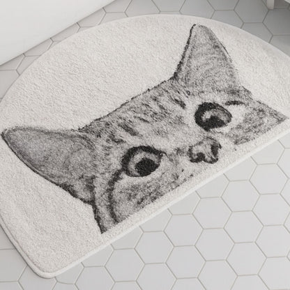 Purrfect Kitty Badematte - Weiches Polyester, Rutschfestes Design 2