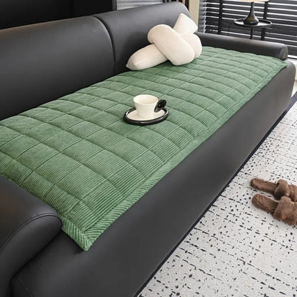 QuiltGuard™ - Sofaüberwurf Gesteppt - Modernes Design - Rutschfester Sofaschutz
